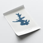 lake petit georgia map poster – minimalist lake wall art - image 6