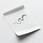 lake rabun georgia map poster – minimalist lake wall art - image 6