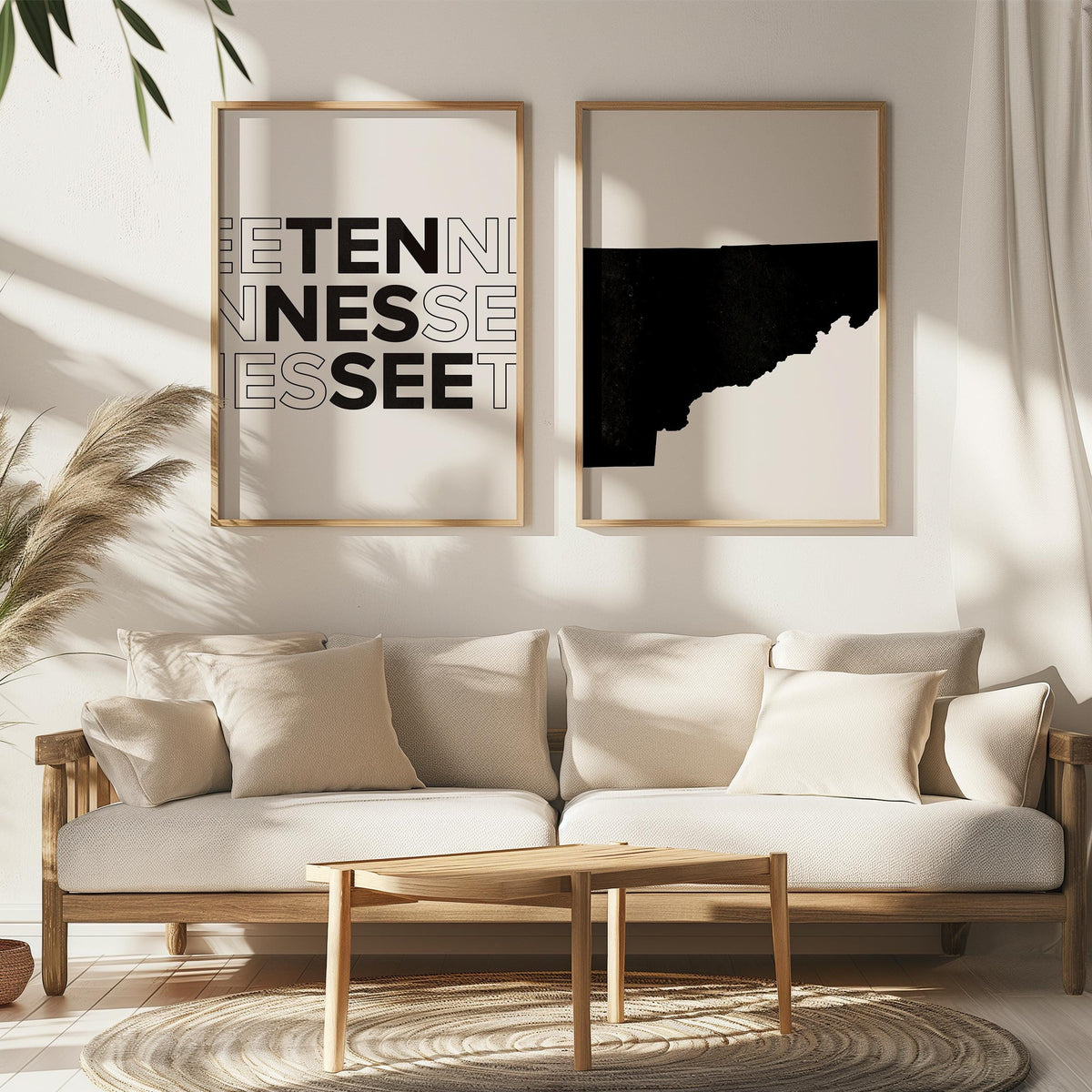 tennessee map and typography wall art set - image 4