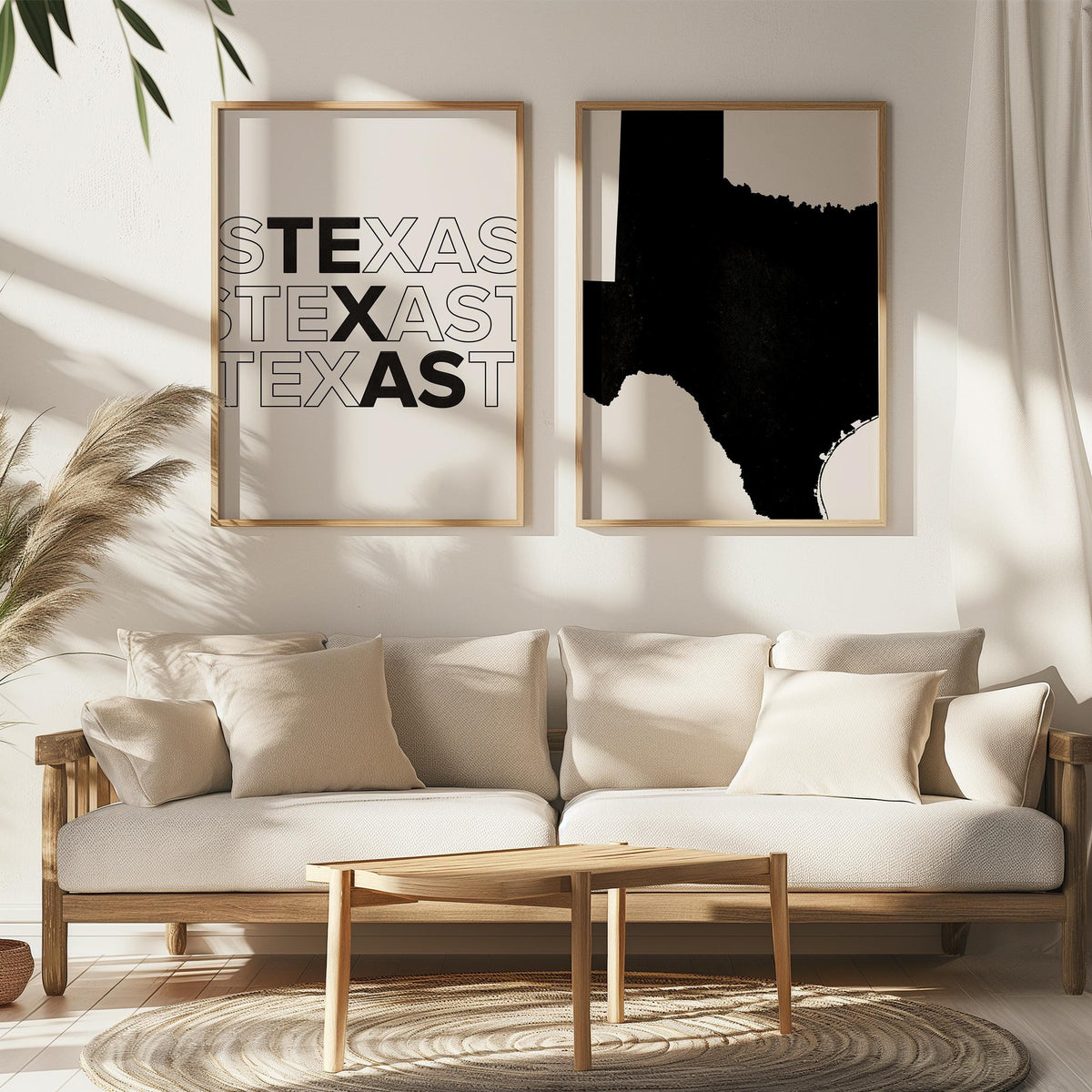 texas map and typography wall art set - image 4