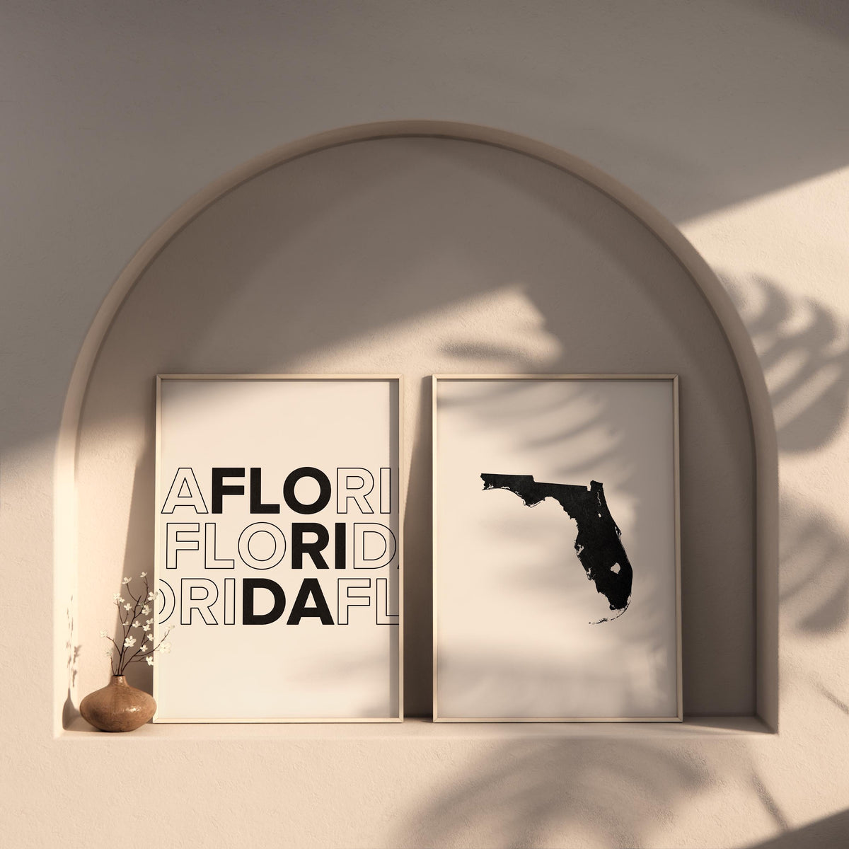 florida map and typography wall art set - image 6