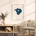 orchard lake michigan map poster – minimalist lake wall art - image 5