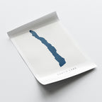 torch lake michigan map poster – minimalist lake wall art - image 6