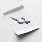 walloon lake michigan map poster – minimalist lake wall art - image 6