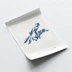 basswood lake minnesota map poster – minimalist lake wall art - image 6