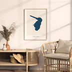 lake john minnesota map poster – minimalist lake wall art - image 5