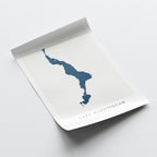lake winnisquam new hampshire map poster – minimalist lake wall art - image 6