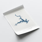lake harding alabama map poster – minimalist lake wall art - image 6
