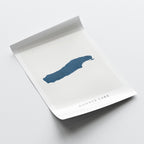 donner lake california map poster – minimalist lake wall art - image 6
