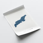 lake eleanor california map poster – minimalist lake wall art - image 6