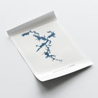 eufaula lake oklahoma map poster – minimalist lake wall art - image 6