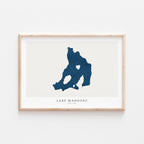 lake mahopac new york map poster – minimalist lake wall art - image 2