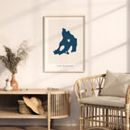 lake mahopac new york map poster – minimalist lake wall art - image 5