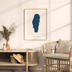 bear lake idaho map poster – minimalist lake wall art - image 5