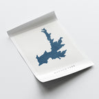 hayden lake idaho map poster – minimalist lake wall art - image 6