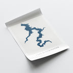 lake bloomington illinois map poster – minimalist lake wall art - image 6