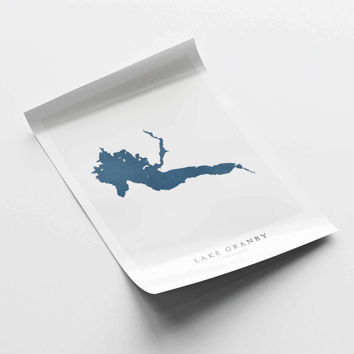lake granby colorado map poster – minimalist lake wall art - image 6