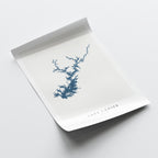 lake lanier georgia map poster – minimalist lake wall art - image 6