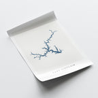 lake sinclair georgia map poster – minimalist lake wall art - image 6