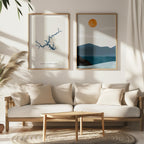 lake sinclair georgia map poster – minimalist lake wall art - image 7