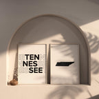 tennessee map and typography wall art set - image 6