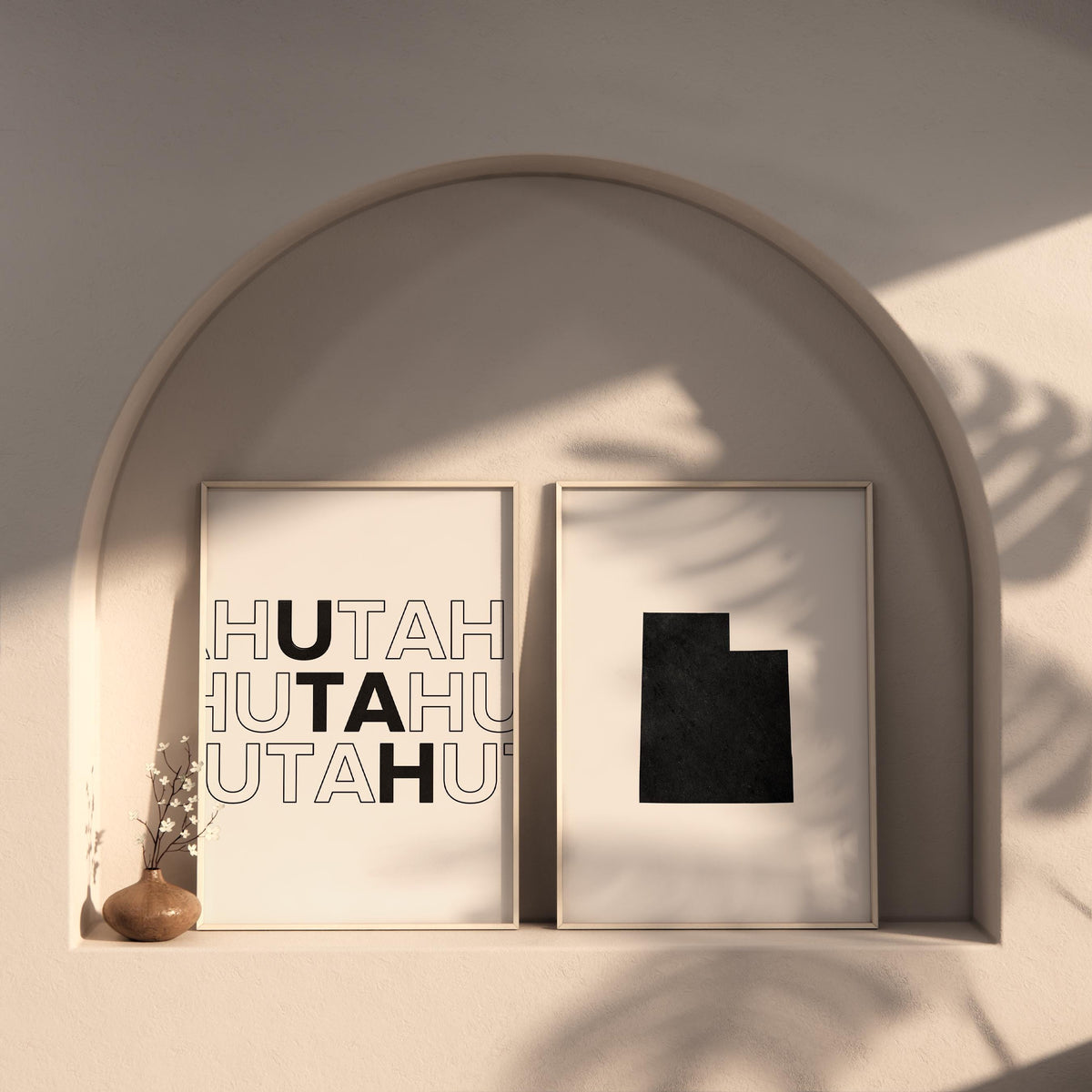 utah map and typography wall art set - image 6