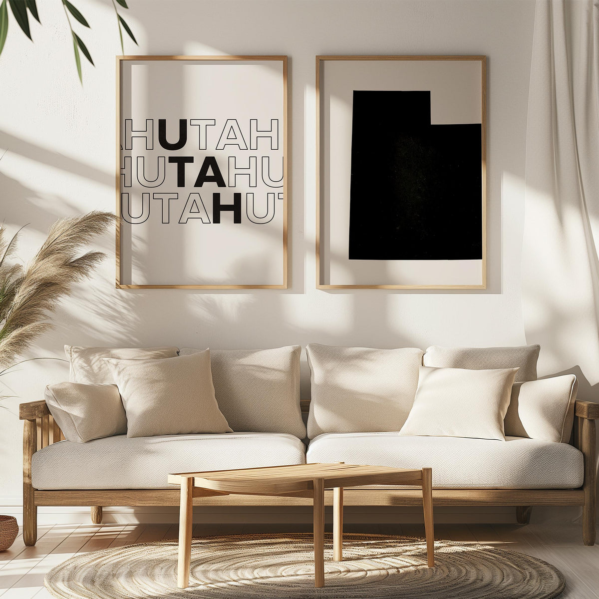 utah map and typography wall art set - image 4