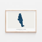 conneaut lake pennsylvania map poster – minimalist lake wall art - image 2