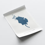 edinboro lake pennsylvania map poster – minimalist lake wall art - image 6