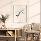 watts bar lake tennessee map poster – minimalist lake wall art - image 5