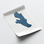 burt lake michigan map poster – minimalist lake wall art - image 6