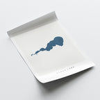 clear lake iowa map poster – minimalist lake wall art - image 6