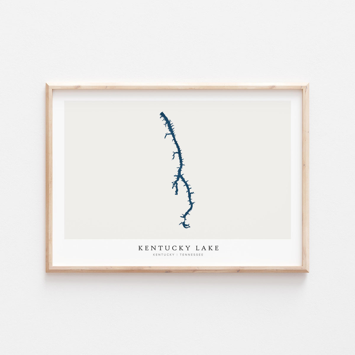kentucky lake kentucky map poster – minimalist lake wall art - image 2