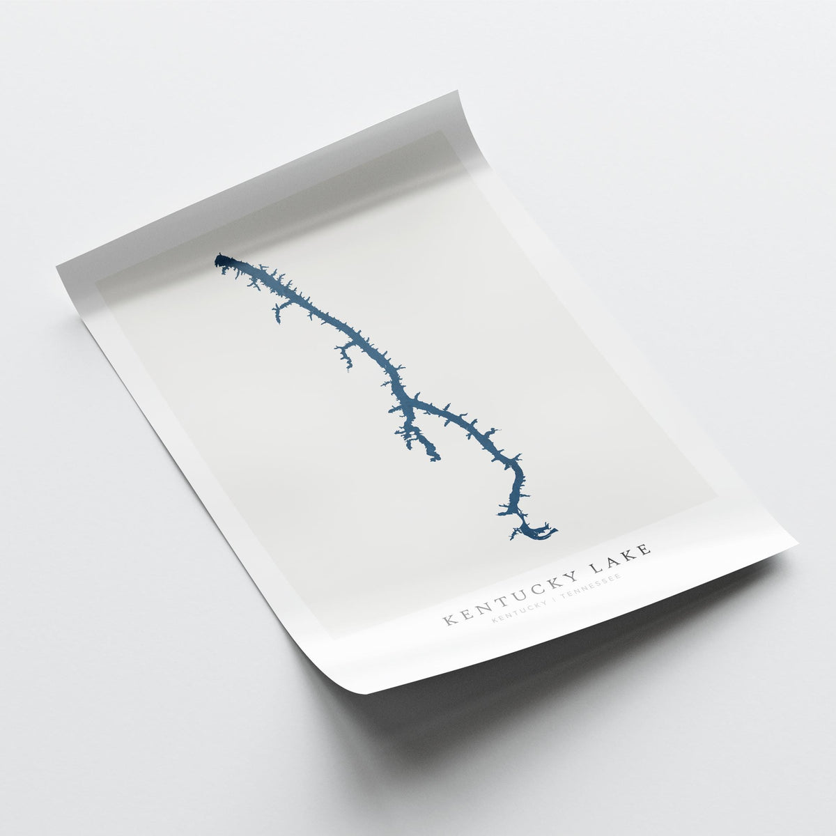 kentucky lake kentucky map poster – minimalist lake wall art - image 6