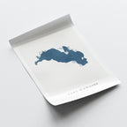 lake wawasee indiana map poster – minimalist lake wall art - image 6