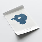 orchard lake michigan map poster – minimalist lake wall art - image 6
