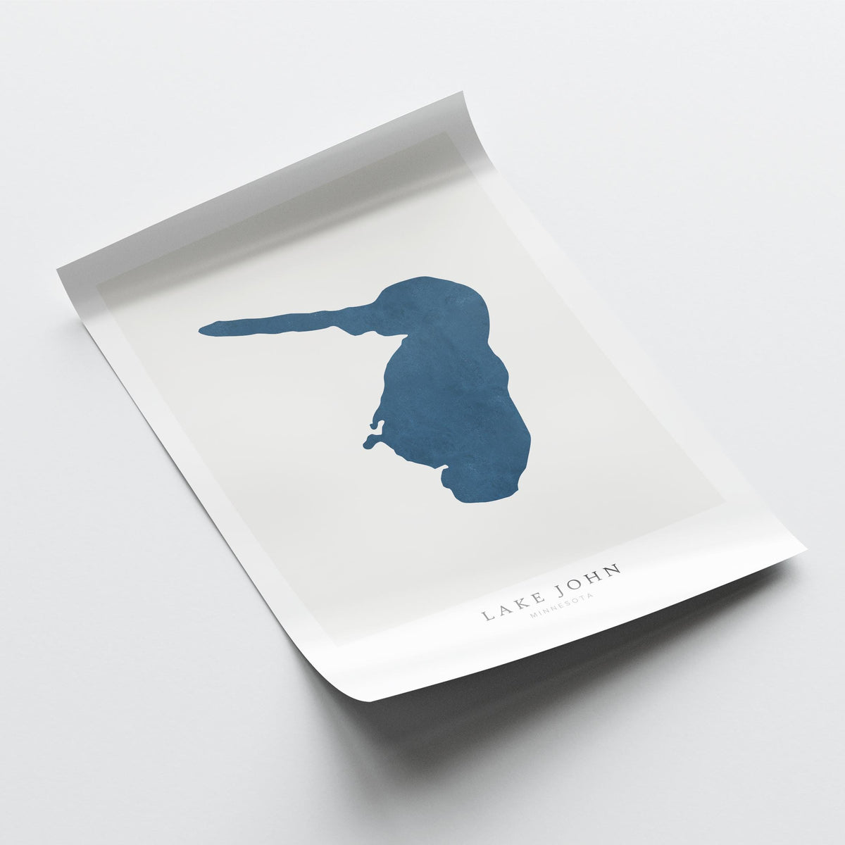 lake john minnesota map poster – minimalist lake wall art - image 6