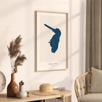 lake john minnesota map poster – minimalist lake wall art - image 3