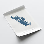 charles mill lake ohio map poster – minimalist lake wall art - image 6
