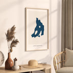 lake mahopac new york map poster – minimalist lake wall art - image 3