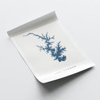 lake norman north carolina map poster – minimalist lake wall art - image 6