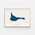 lake harmony pennsylvania map poster – minimalist lake wall art - image 1