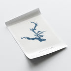 belton lake texas map poster – minimalist lake wall art - image 6