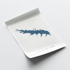 grapevine lake texas map poster – minimalist lake wall art - image 6