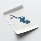 lake livingston texas map poster – minimalist lake wall art - image 6