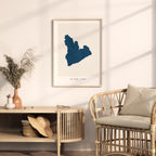 clark lake wisconsin map poster – minimalist lake wall art - image 5