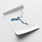 diablo lake washington map poster – minimalist lake wall art - image 6
