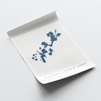 waupaca chain o lakes wisconsin map poster – minimalist lake wall art - image 6