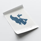 great salt lake utah map poster – minimalist lake wall art - image 6