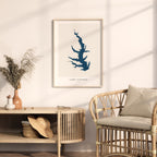lake conroe texas map poster – minimalist lake wall art - image 5